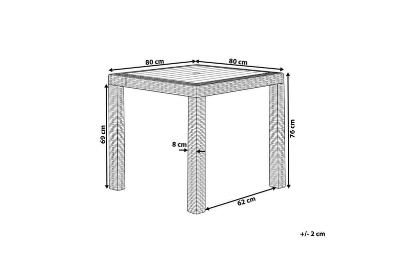 Trädgårdsbord Fossano - Utemöbler - Utebord & trädgårdsbord - Matbord utomhus