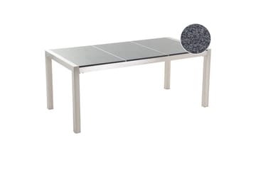 Trädgårdsbord Grosseto Grå/Silver, 90x180x74 cm - Grå/Silver/90x180x74 cm - Utemöbler - Utebord & trädgårdsbord - Matbord utomhus