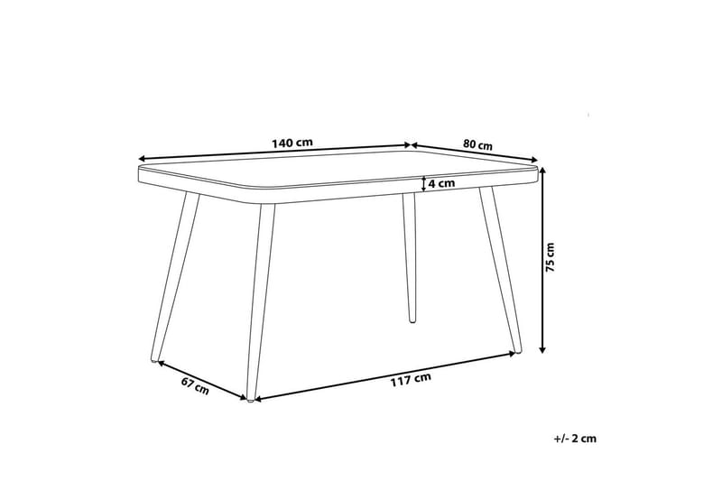 Trädgårdsbord Lipari - Utemöbler - Utebord & trädgårdsbord - Matbord utomhus