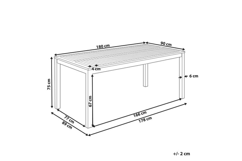 Trädgårdsbord Ombriano - Utemöbler - Utebord & trädgårdsbord - Matbord utomhus