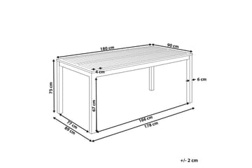 Trädgårdsbord Ombriano - Utemöbler - Utebord & trädgårdsbord - Matbord utomhus