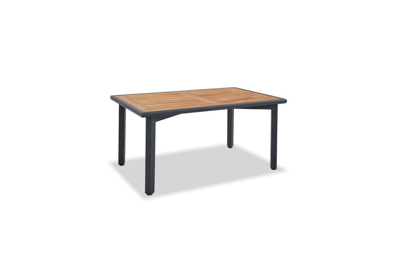 Trädgårdsbord Retzow Antracit / Trä - Grå - Utemöbler - Utebord & trädgårdsbord - Matbord utomhus