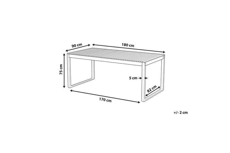 Trädgårdsbord Sassari Ii - Utemöbler - Utebord & trädgårdsbord - Matbord utomhus