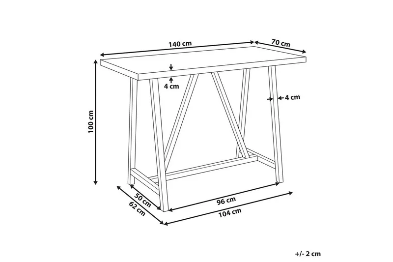 Trädgårdsbord Talamone - Utemöbler - Utebord & trädgårdsbord - Matbord utomhus