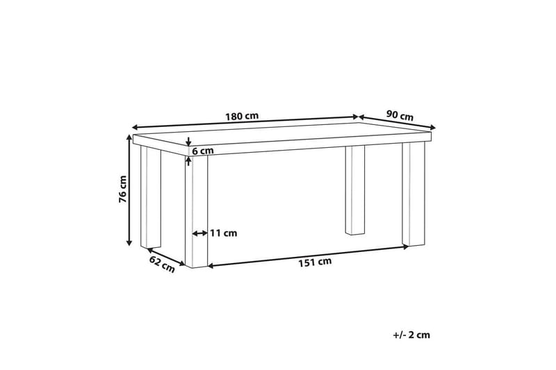 Trädgårdsbord Taranto - Utemöbler - Utebord & trädgårdsbord - Matbord utomhus