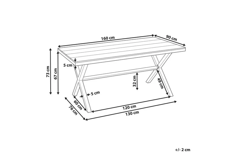 Trädgårdsbord Tiano - Utemöbler - Utebord & trädgårdsbord - Matbord utomhus