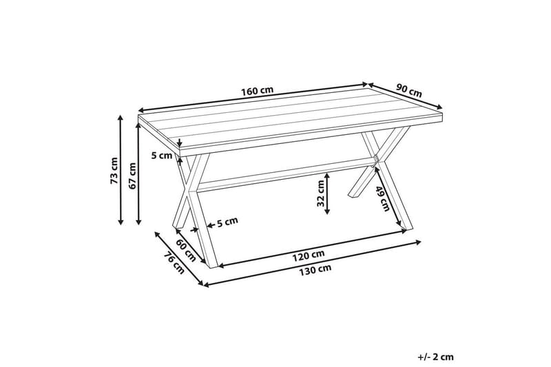 Trädgårdsbord Tiano - Utemöbler - Utebord & trädgårdsbord - Matbord utomhus