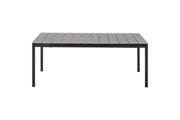 Trädgårdsbord Tofane Grå/svart - Grå/svart - Utemöbler - Utebord & trädgårdsbord - Matbord utomhus