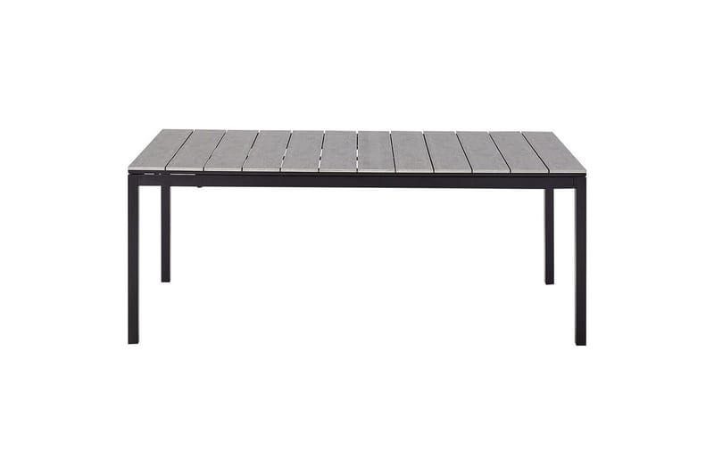 Trädgårdsbord Tofane Grå/svart - Grå/svart - Utemöbler - Utebord & trädgårdsbord - Matbord utomhus
