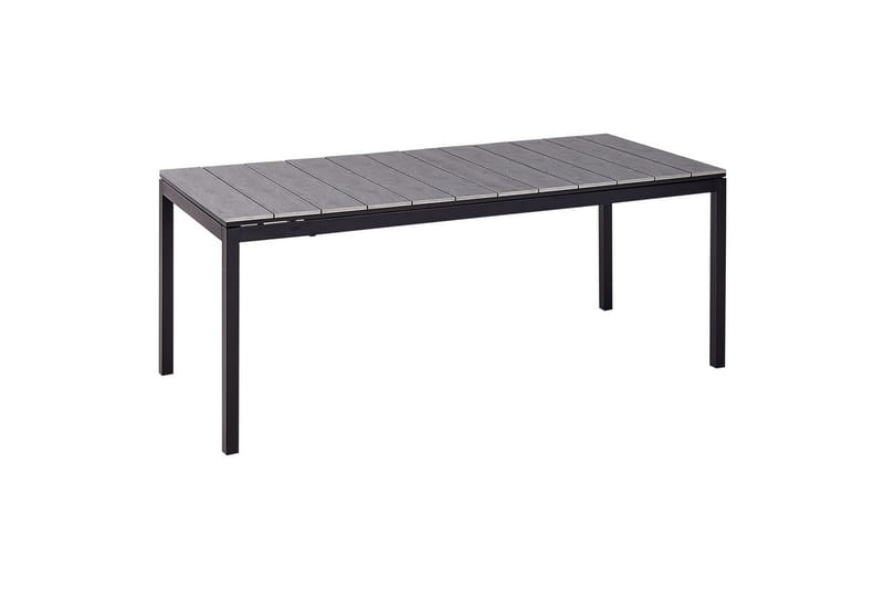 Trädgårdsbord Tofane Grå/svart - Grå/svart - Utemöbler - Utebord & trädgårdsbord - Matbord utomhus