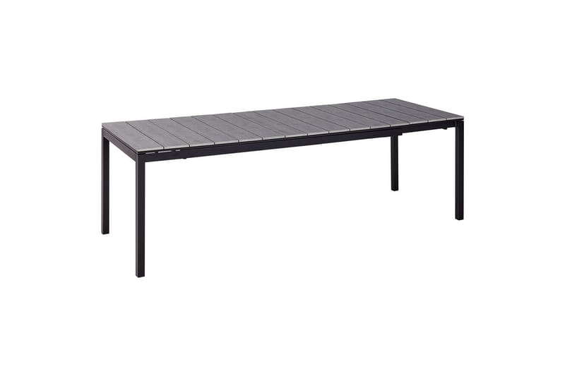 Trädgårdsbord Tofane Grå/svart - Grå/svart - Utemöbler - Utebord & trädgårdsbord - Matbord utomhus