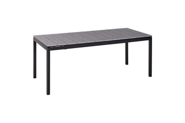 Trädgårdsbord Tofane Grå/svart - Grå/svart - Utemöbler - Utebord & trädgårdsbord - Matbord utomhus