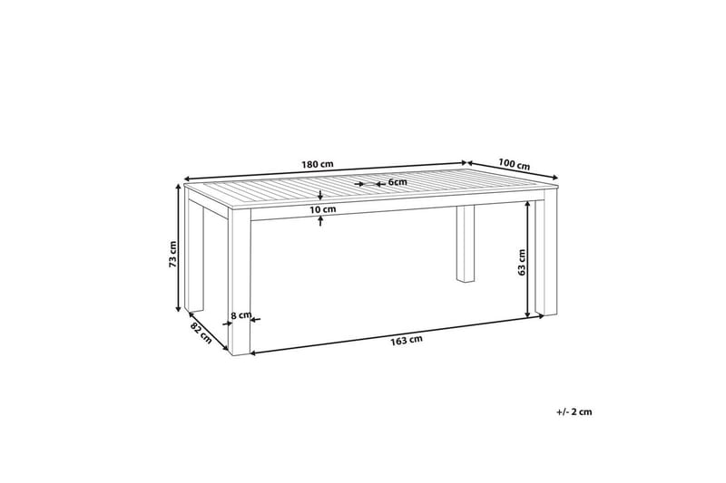 Trädgårdsbord Tuscania - Utemöbler - Utebord & trädgårdsbord - Matbord utomhus
