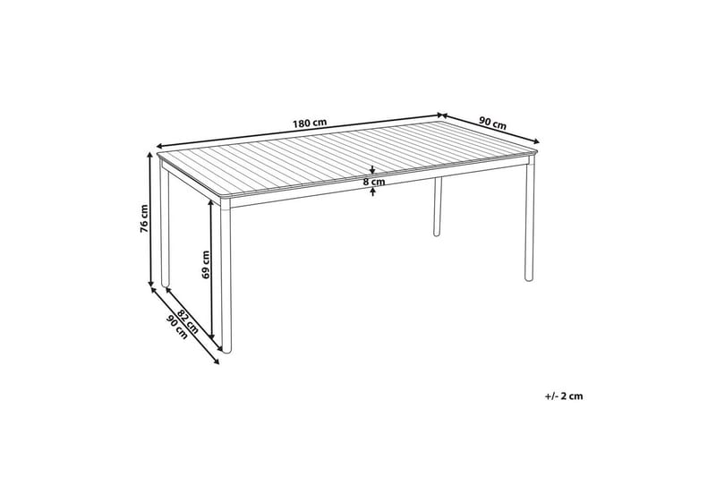 Trädgårdsbord Vallese - Utemöbler - Utebord & trädgårdsbord - Matbord utomhus