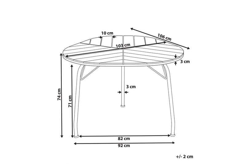 Trädgårdsbord Varenna - Utemöbler - Utebord & trädgårdsbord - Matbord utomhus