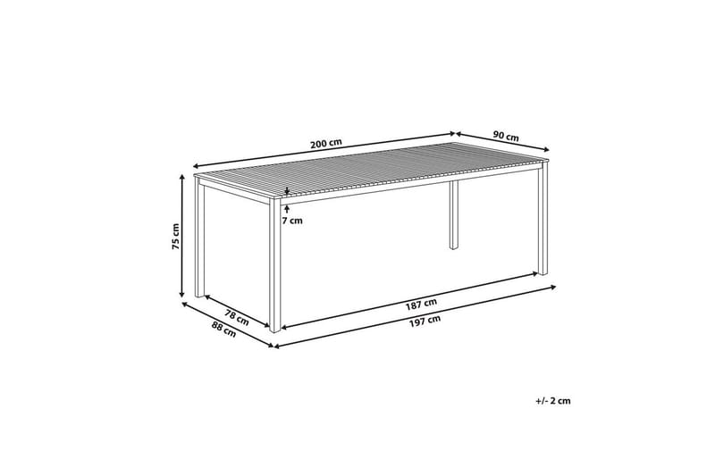 Trädgårdsbord Viareggio - Utemöbler - Utebord & trädgårdsbord - Matbord utomhus