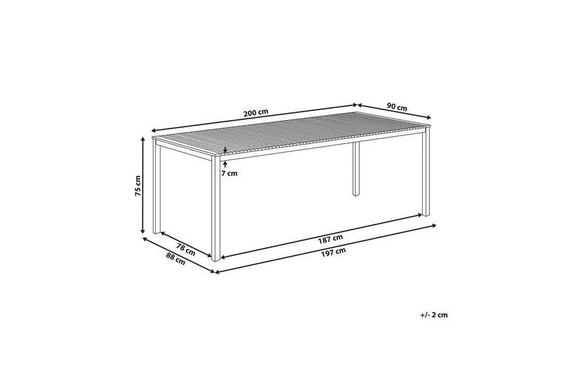 Trädgårdsbord Viareggio - Utemöbler - Utebord & trädgårdsbord - Matbord utomhus