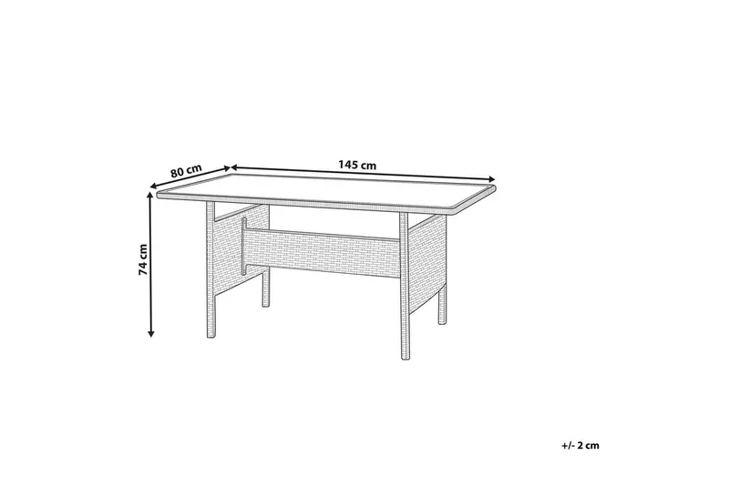 Trädgårdsbord Viterbo - Utemöbler - Utebord & trädgårdsbord - Matbord utomhus