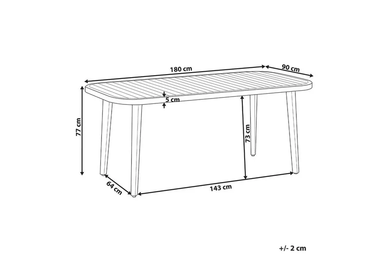 Trädgårdsbord Paraggi - Utemöbler - Utebord & trädgårdsbord - Matbord utomhus