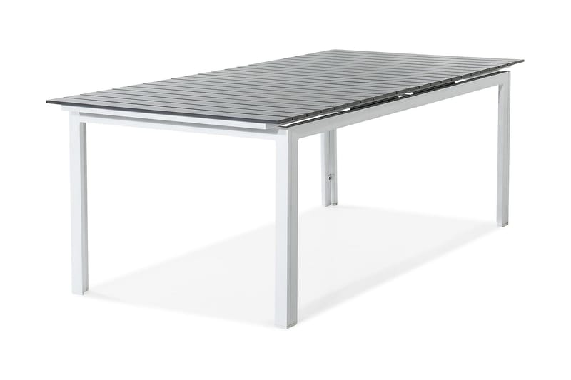Tunis F�örlängningsbart Matbord 220-280x100 cm - Vit/grå - Matbord utomhus