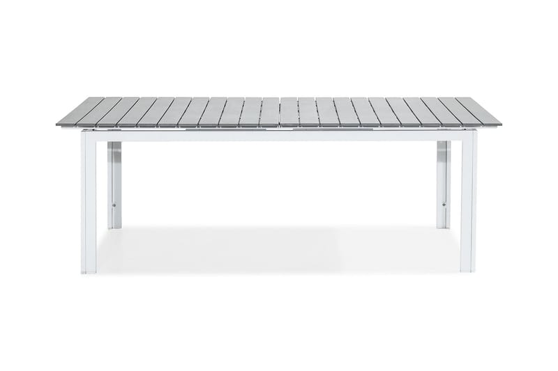 Tunis Förlängningsbart Matbord 220-280x100 cm - Vit/grå - Matbord utomhus