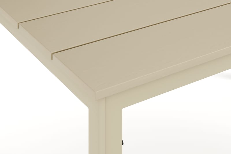 Tunis Matbord utomhus 140x90 cm rektangulärt - Beige/Beige - Utemöbler - Utebord & trädgårdsbord - Matbord utomhus