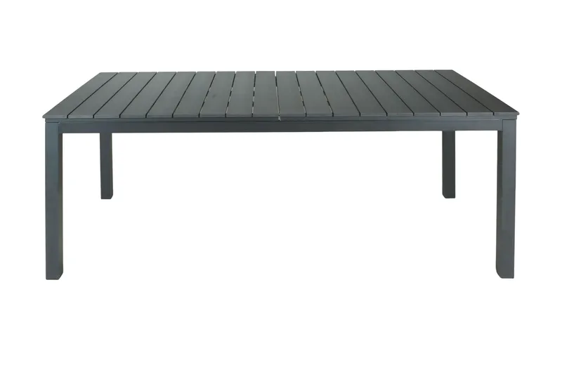 Tunis Matbord utomhus 205/305x90 rektangulärt förlängningsbart, Svart/Svart