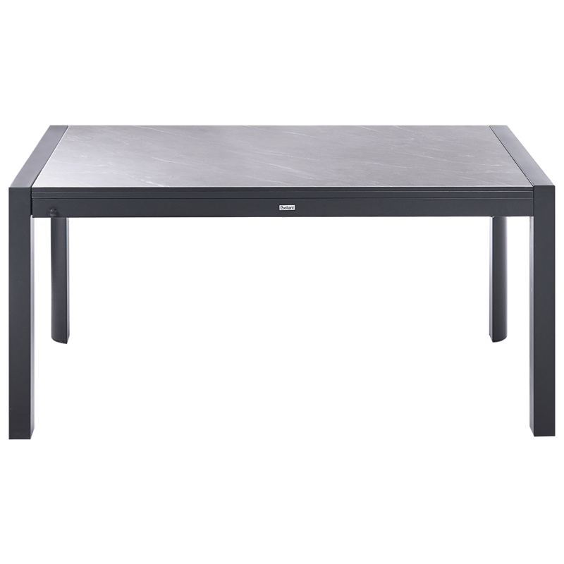Utdragbart Matbord utomhus Binasco 90x160/220 cm - Grå/Svart - Utemöbler - Utebord & trädgårdsbord - Matbord utomhus