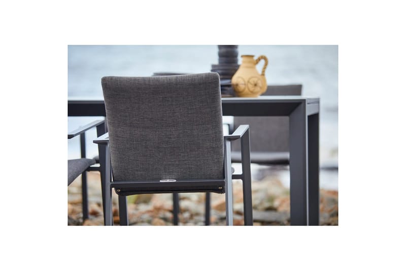 Utebord Hillerstorp Borgdala 220/340 x 107 x H75,5 cm Grå - Utemöbler - Utebord & trädgårdsbord - Matbord utomhus