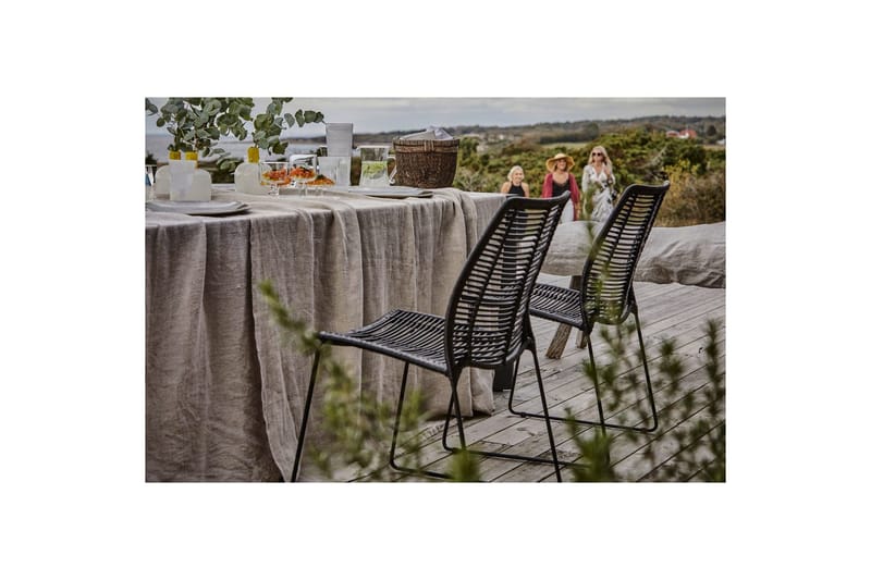 Utebord Hillerstorp Borgdala 220/340 x 107 x H75,5 cm Grå - Utemöbler - Utebord & trädgårdsbord - Matbord utomhus