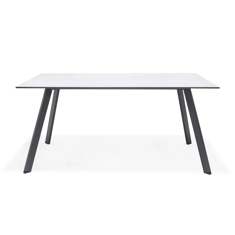 Utebord OPAL rektangulärt 160 cm - grå - Utemöbler - Utebord & trädgårdsbord - Matbord utomhus