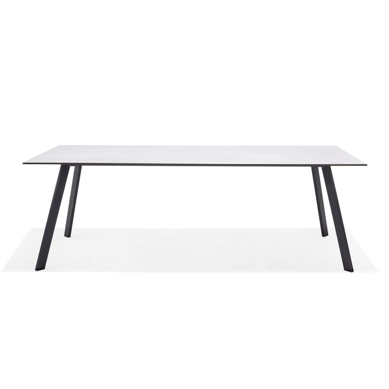 Utebord OPAL rektangulärt 220 cm - grå - Utemöbler - Utebord & trädgårdsbord - Matbord utomhus