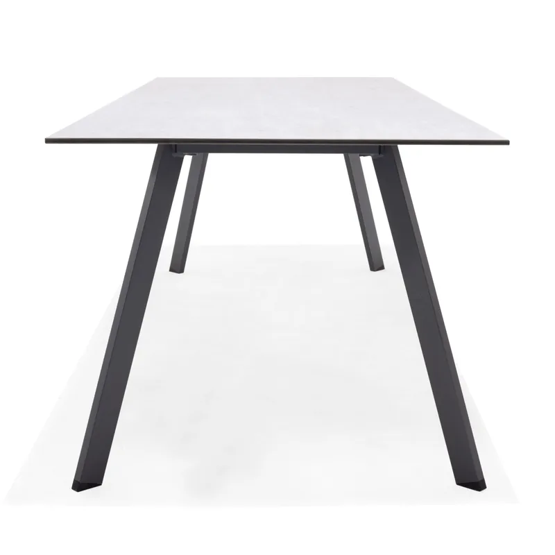 Utebord OPAL rektangulärt 220 cm - grå - Utemöbler - Utebord & trädgårdsbord - Matbord utomhus