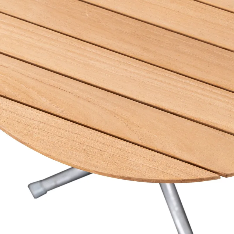 Utematbord Möllan i Teak - 70 cm - Utemöbler - Utebord & trädgårdsbord - Matbord utomhus