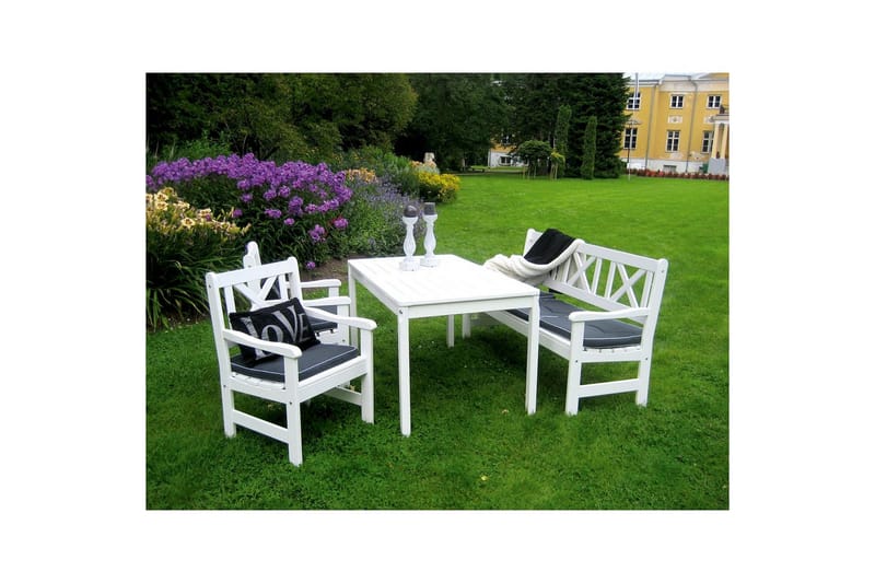 Utomhusbord Europe 150 cm - Vit - Utemöbler - Utebord & trädgårdsbord - Matbord utomhus