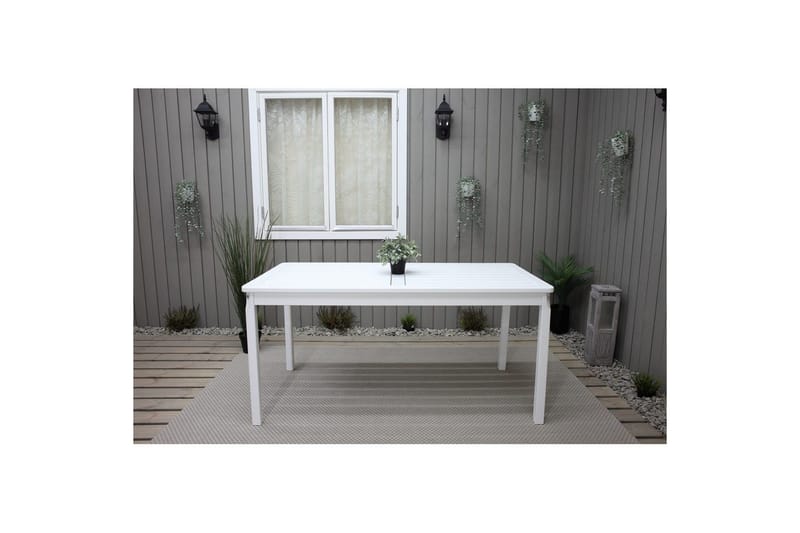 Utomhusbord Europe 150 cm - Vit - Utemöbler - Utebord & trädgårdsbord - Matbord utomhus