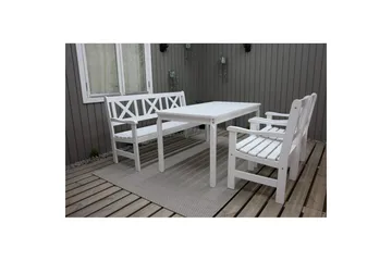 Utomhusbord Europe 150 cm - Vit - Utemöbler - Utebord & trädgårdsbord - Matbord utomhus