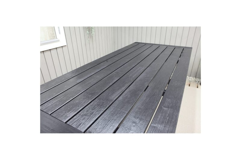 Utomhusbord Oxford 220 Svart - Svart - Utemöbler - Utebord & trädgårdsbord - Matbord utomhus