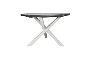 Utomhusbord Scottsdale Runt - Shabby Chic Grå med Vita ben - Utemöbler - Utebord & trädgårdsbord - Matbord utomhus