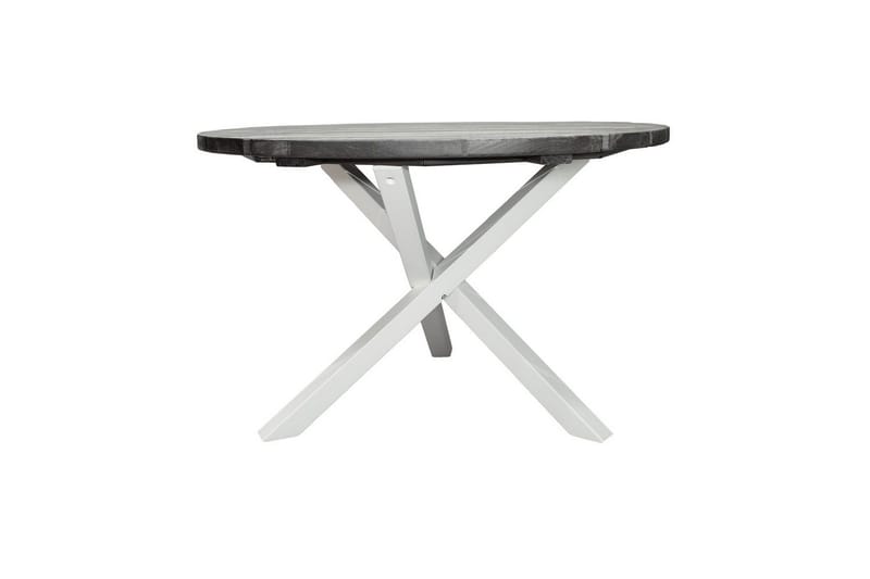 Utomhusbord Scottsdale Runt - Shabby Chic Grå med Vita ben - Utemöbler - Utebord & trädgårdsbord - Matbord utomhus
