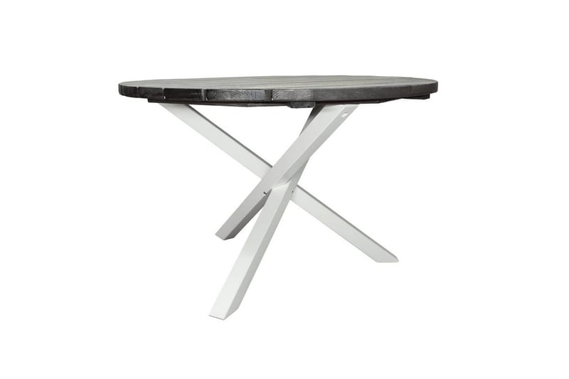 Utomhusbord Scottsdale Runt - Shabby Chic Grå med Vita ben - Utemöbler - Utebord & trädgårdsbord - Matbord utomhus