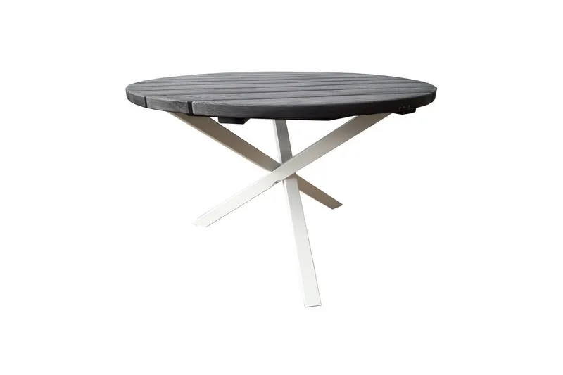 Utomhusbord Scottsdale Runt - Shabby Chic Grå med Vita ben - Utemöbler - Utebord & trädgårdsbord - Matbord utomhus