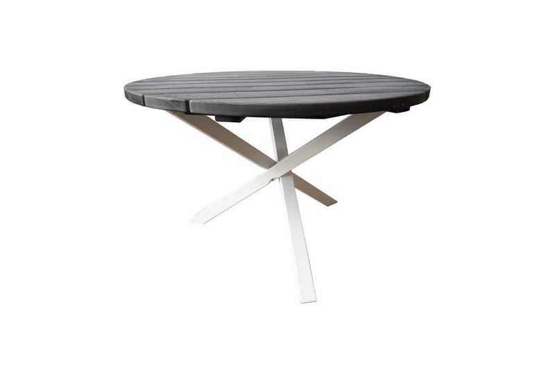 Utomhusbord Scottsdale Runt - Shabby Chic Grå med Vita ben - Utemöbler - Utebord & trädgårdsbord - Matbord utomhus
