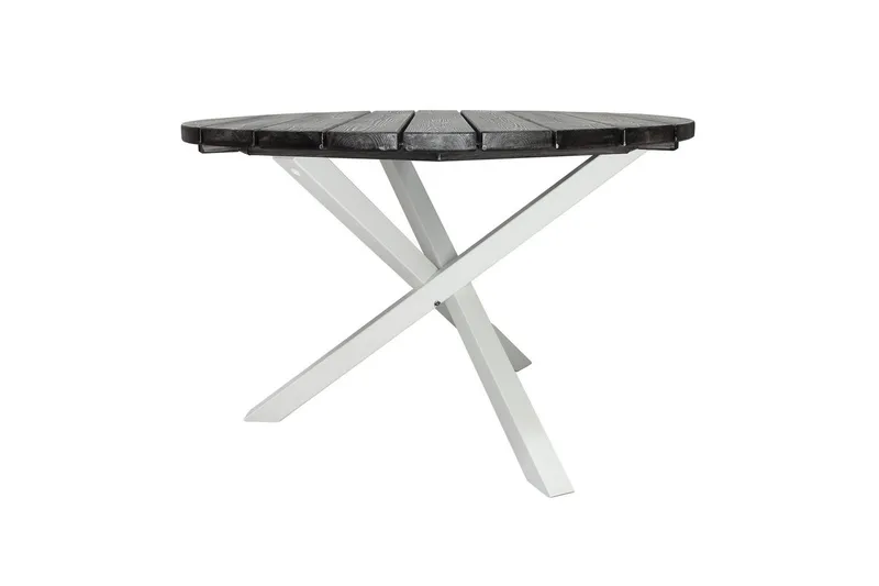 Utomhusbord Scottsdale Runt - Shabby Chic Grå med Vita ben - Utemöbler - Utebord & trädgårdsbord - Matbord utomhus