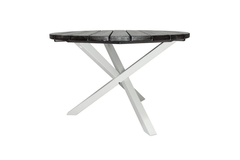 Utomhusbord Scottsdale Runt - Shabby Chic Grå med Vita ben - Utemöbler - Utebord & trädgårdsbord - Matbord utomhus