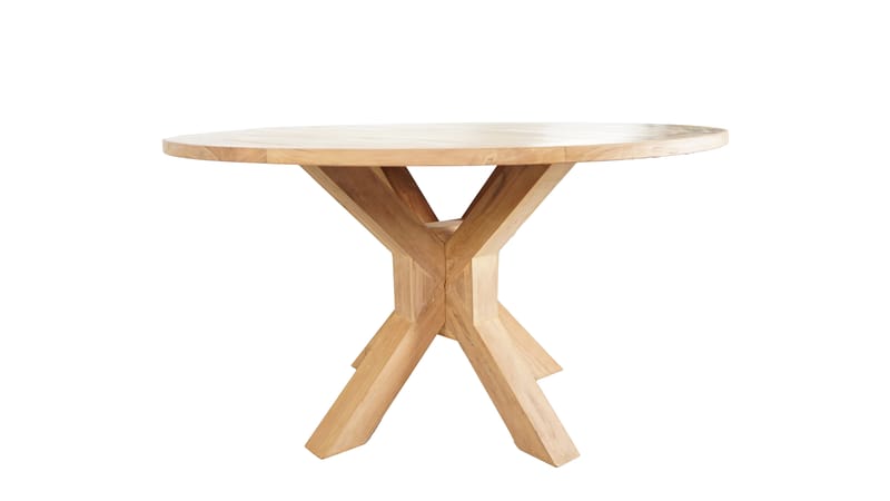 Utomhusbord Toscana bord Ø140 cm - trä - Utemöbler - Utebord & trädgårdsbord - Matbord utomhus