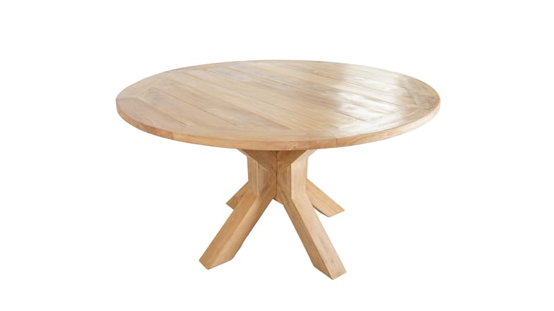 Utomhusbord Toscana bord Ø140 cm - trä - Utemöbler - Utebord & trädgårdsbord - Matbord utomhus