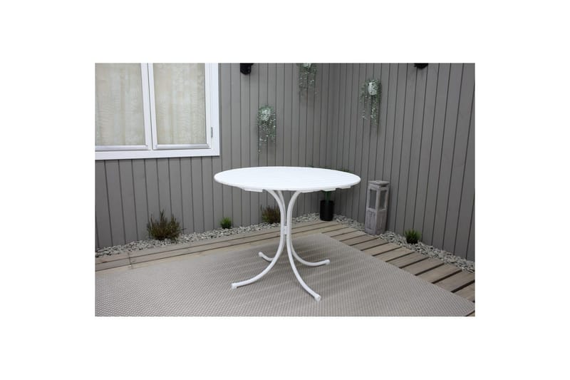 Utomhusbord Vaxholm - Vit - Utemöbler - Utebord & trädgårdsbord - Matbord utomhus