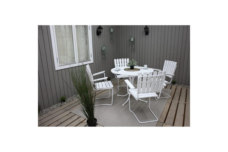 Utomhusbord Vaxholm - Vit - Utemöbler - Utebord & trädgårdsbord - Matbord utomhus