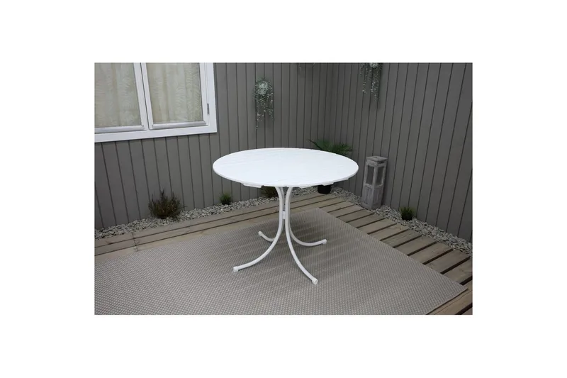 Utomhusbord Vaxholm - Vit - Utemöbler - Utebord & trädgårdsbord - Matbord utomhus
